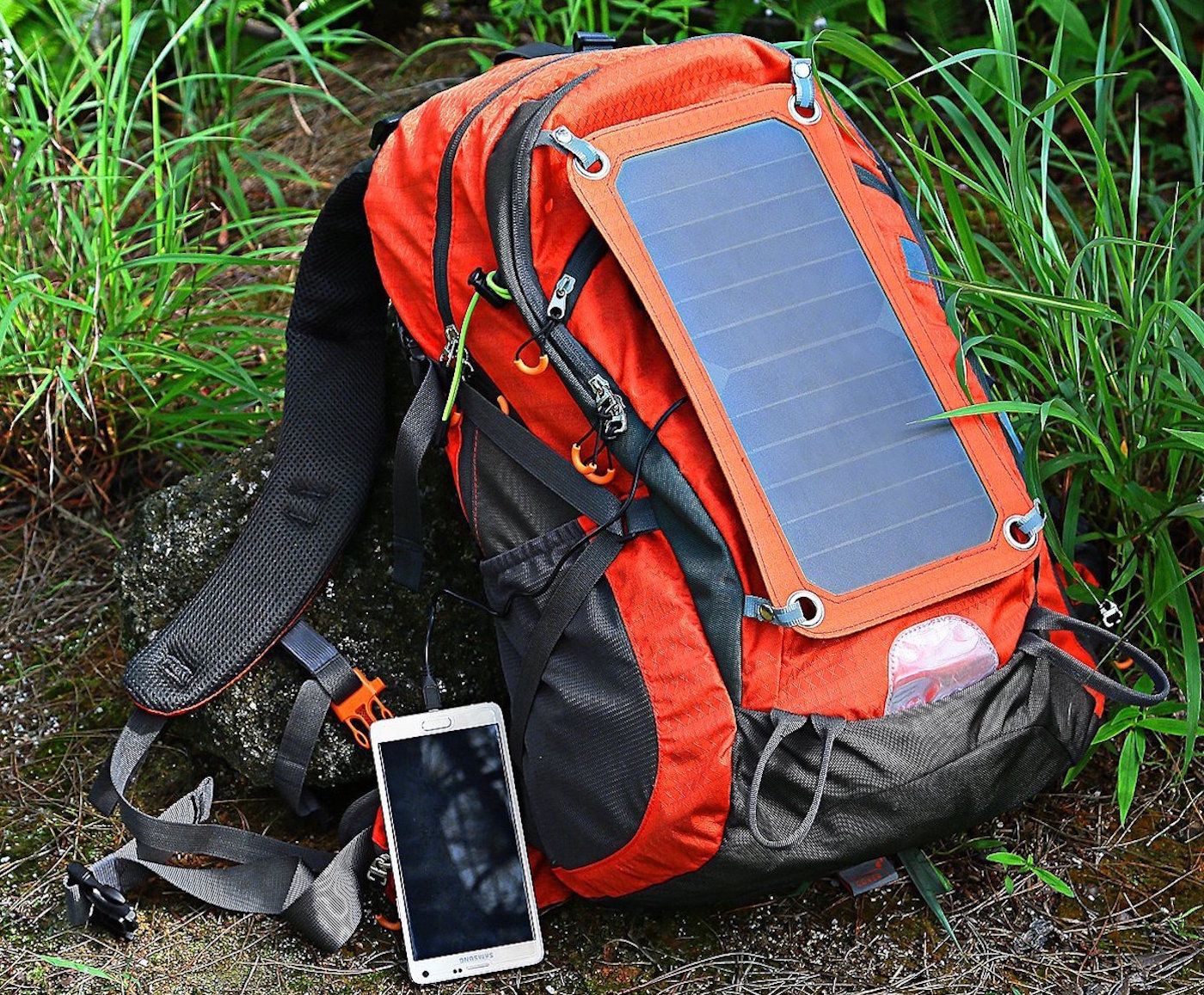 Solar Bagpack - usage view