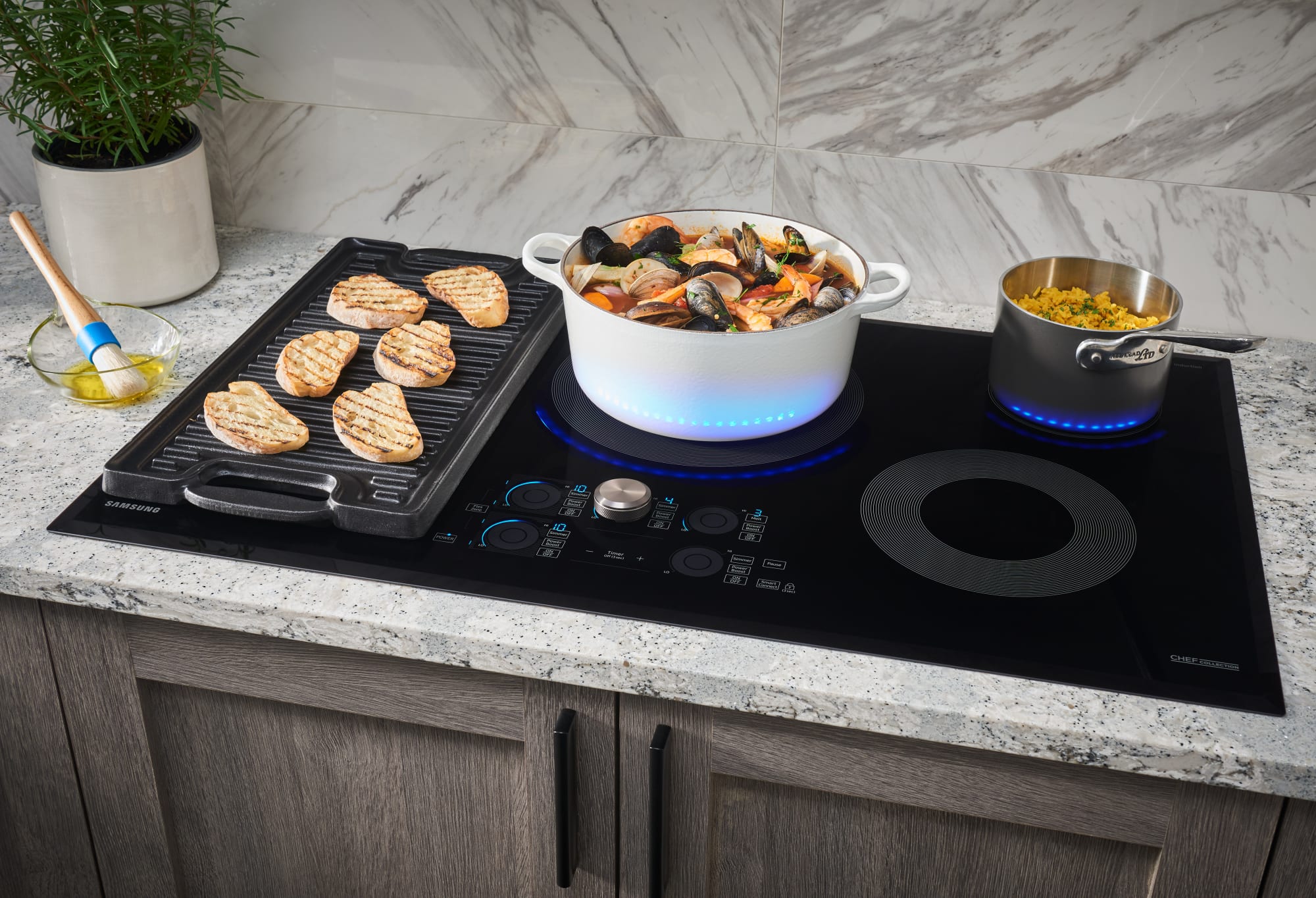 Smart Induction Cooktop - Touch Panel